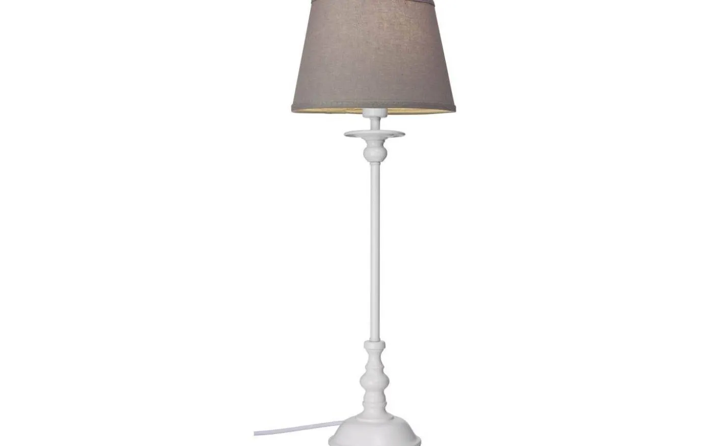 Elsa Lampfot 48cm Vit