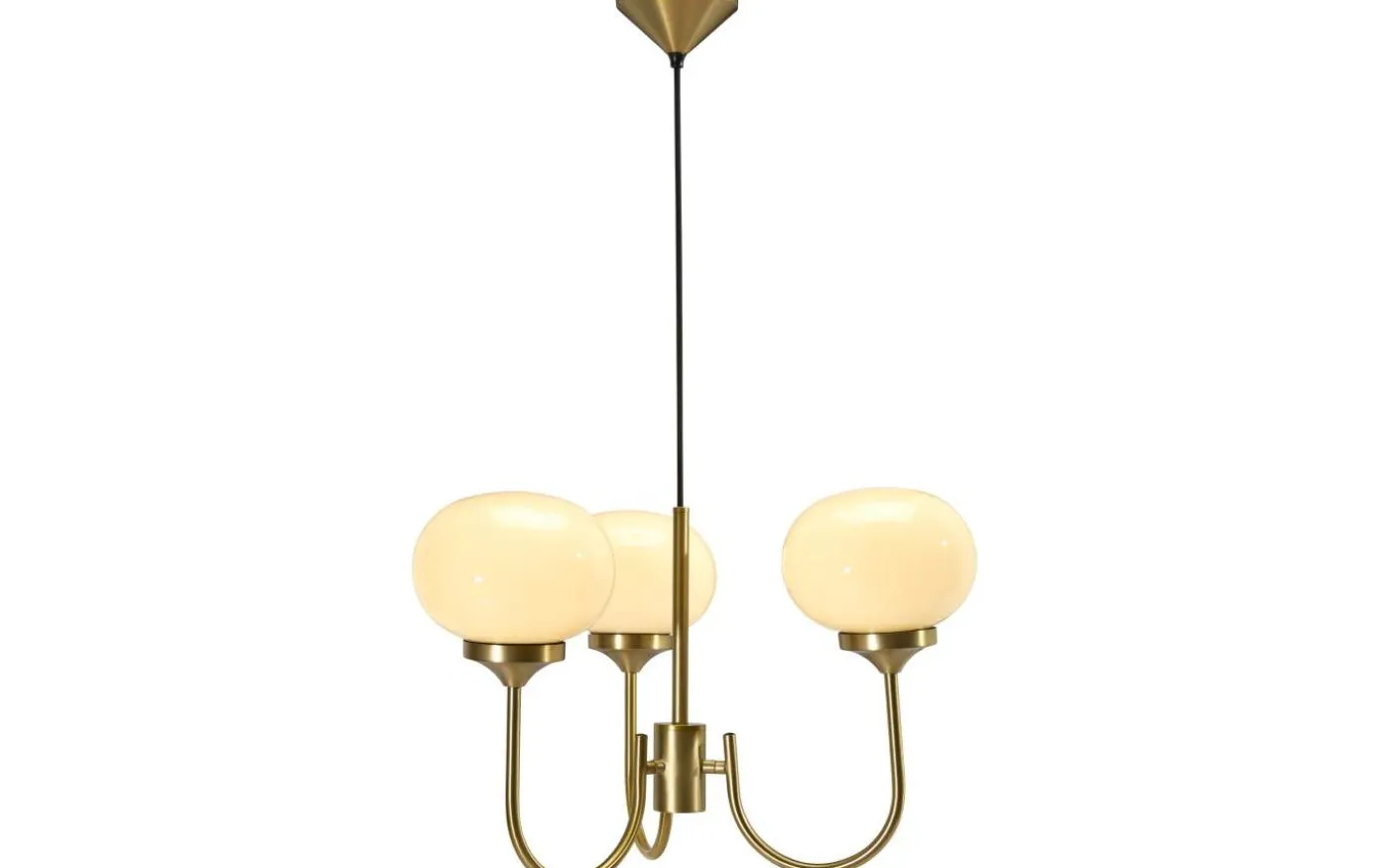 Elsy Taklampa 59cm Mässing