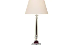 Emelie Lampfot 48cm Silver