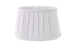 Emily Lampskärm Oval 28cm Vit