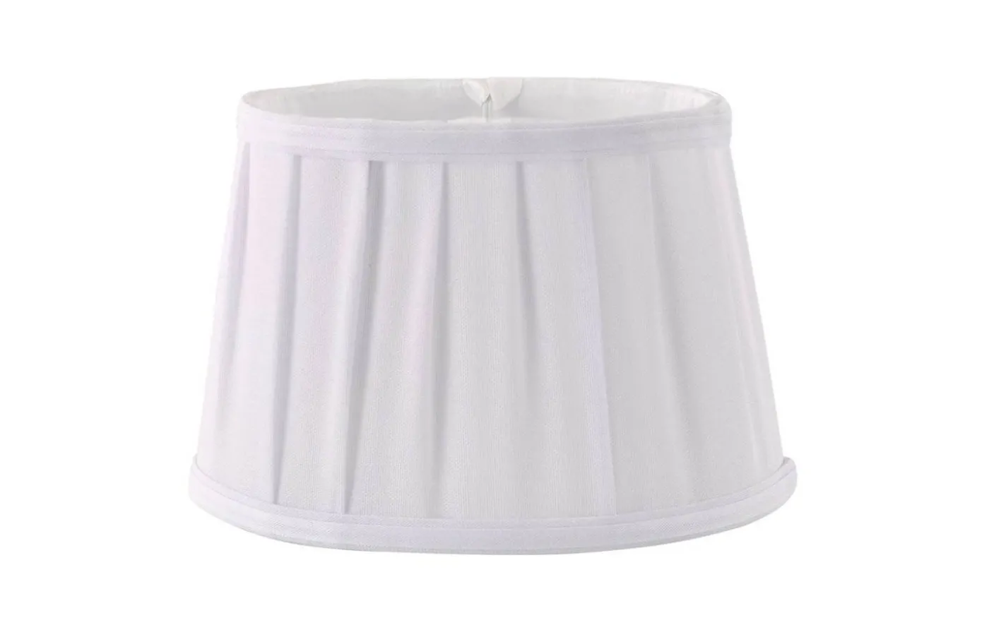 Emily Lampskärm Oval 22cm Vit