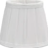 Emily Plisserad Lampskärm Ø16cm Vit