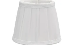 Emily Plisserad Lampskärm Ø16cm Vit