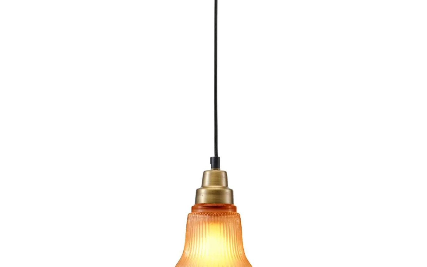 Emmi Fönsterlampa 12cm Amber/Mässing