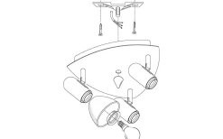 Enea Takspotlight 27cm Nickel