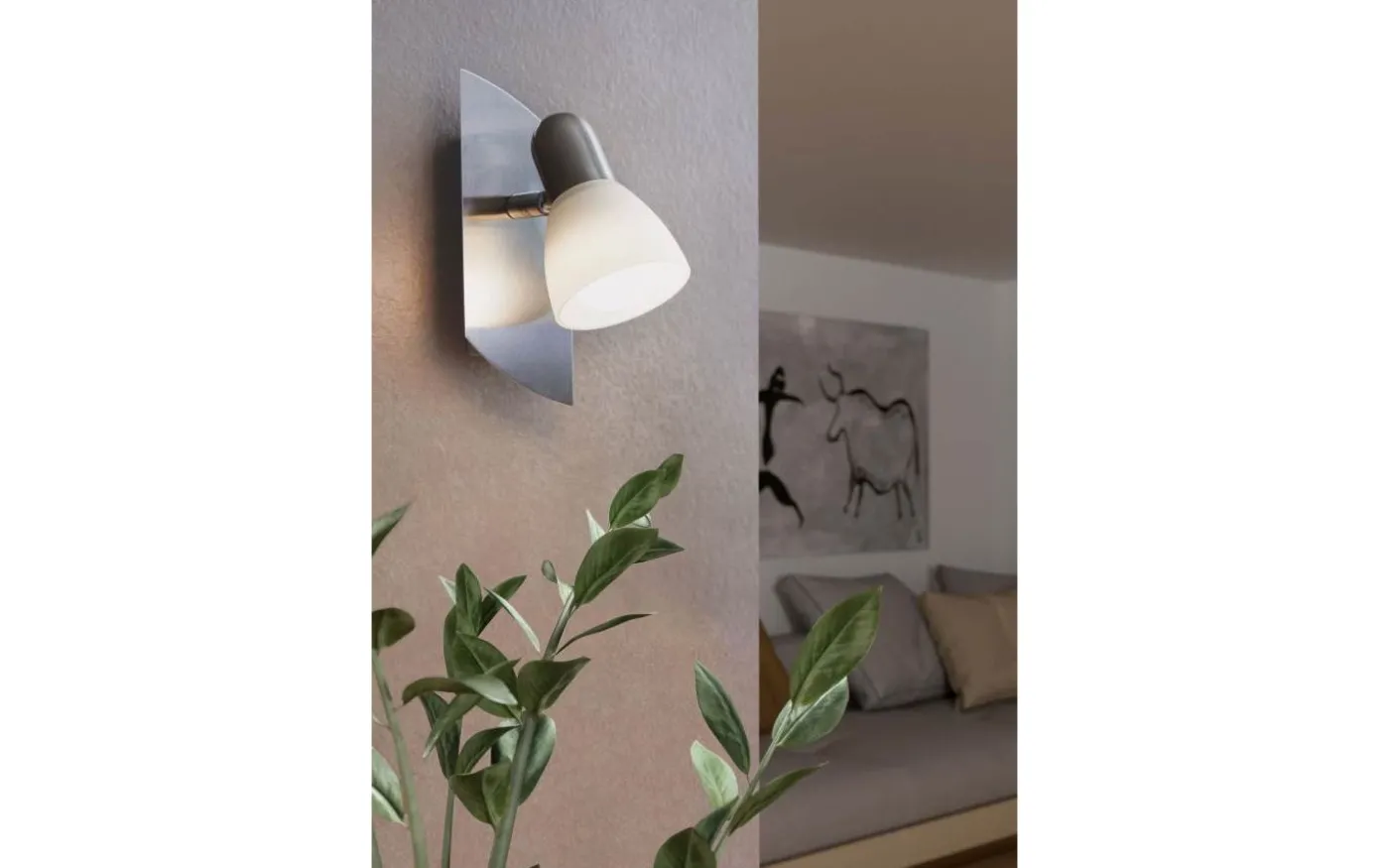 Enea Vägglampa Nickel