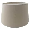 Engelska Fröskal Oval Lampskärm 20cm Beige
