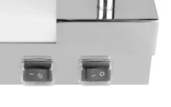 Enrico H2O LED + 2xGU10 Vägglampa 60cm krom IP44