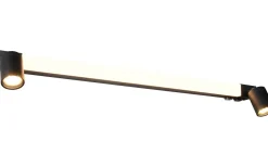 Enrico H2O LED + 2xGU10 Vägglampa 90cm mattsvart IP44