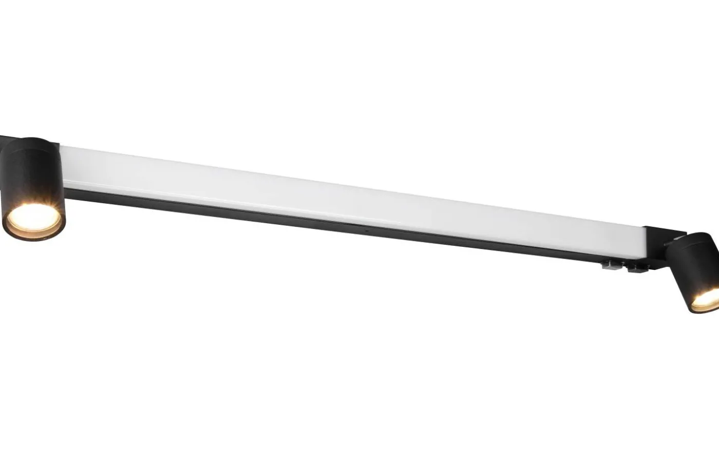 Enrico H2O LED + 2xGU10 Vägglampa 90cm mattsvart IP44