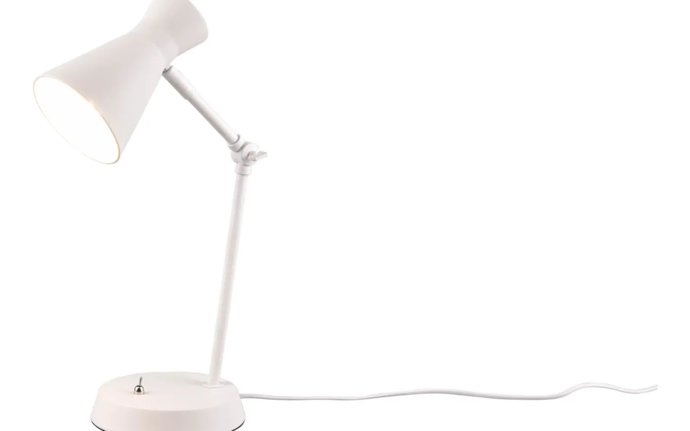 Enzo Skrivbordslampa E27 matt vit