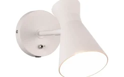 Enzo Vägglampa E27 matt vit