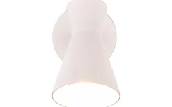 Enzo Vägglampa E27 matt vit