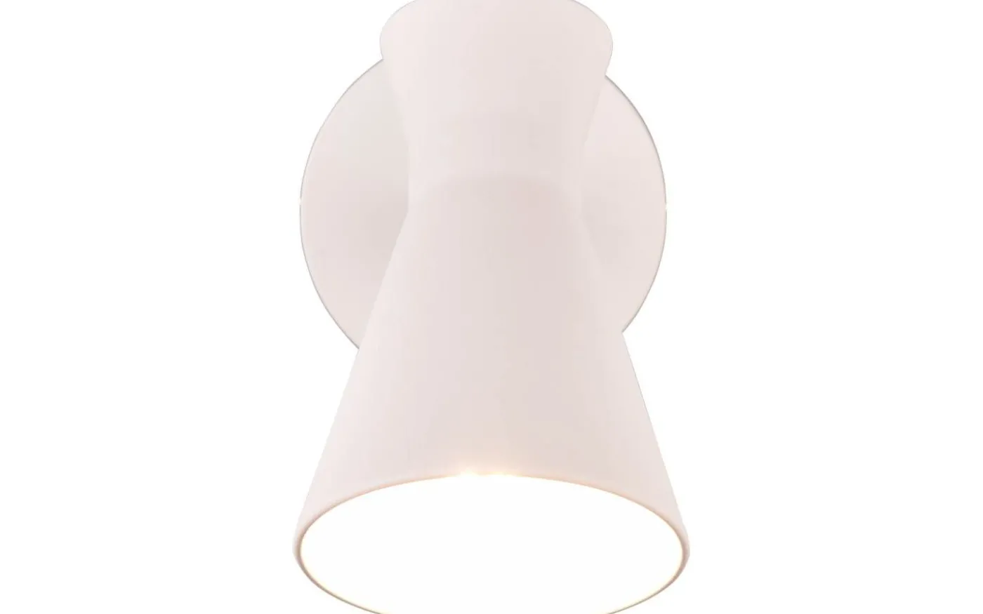 Enzo Vägglampa E27 matt vit