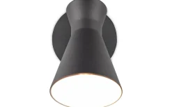 Enzo Vägglampa E27 mattsvart