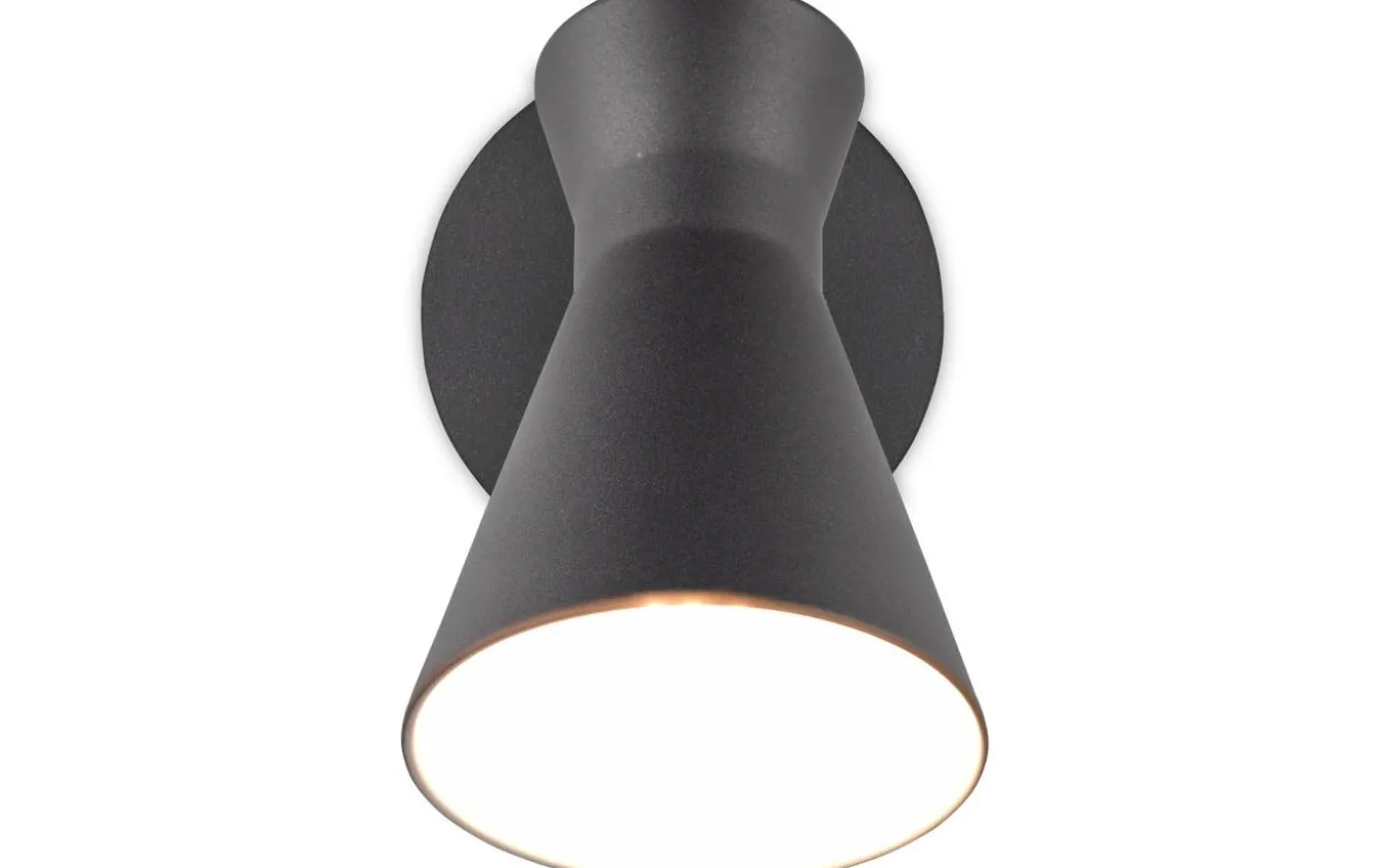 Enzo Vägglampa E27 mattsvart