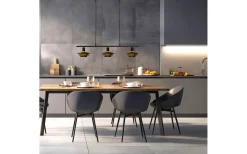 Epsilon Taklampa 86cm Svart