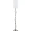 Espartal Golvlampa 149cm E27+LED 3000K 11,8W Nickel/Vit