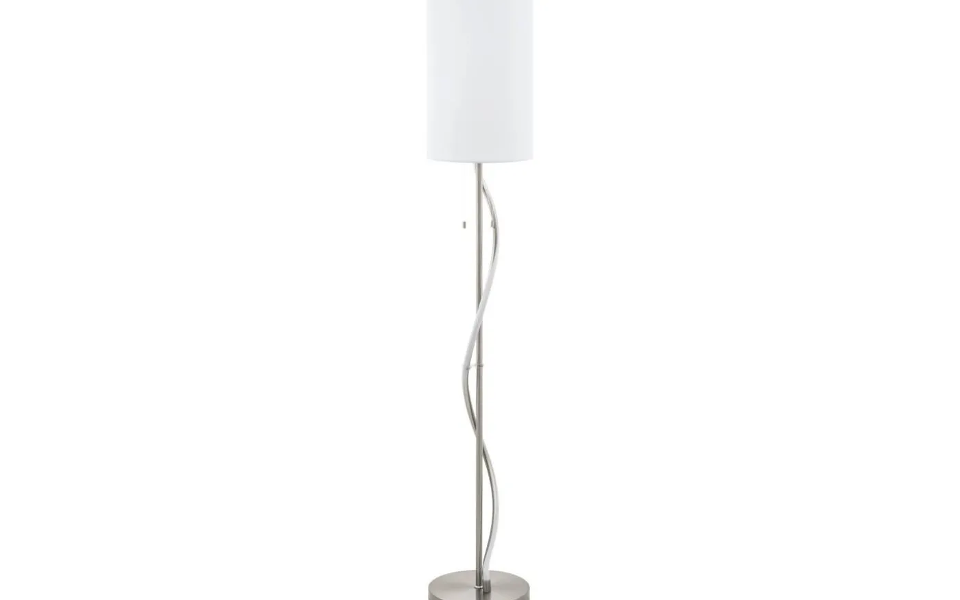 Espartal Golvlampa 149cm E27+LED 3000K 11,8W Nickel/Vit