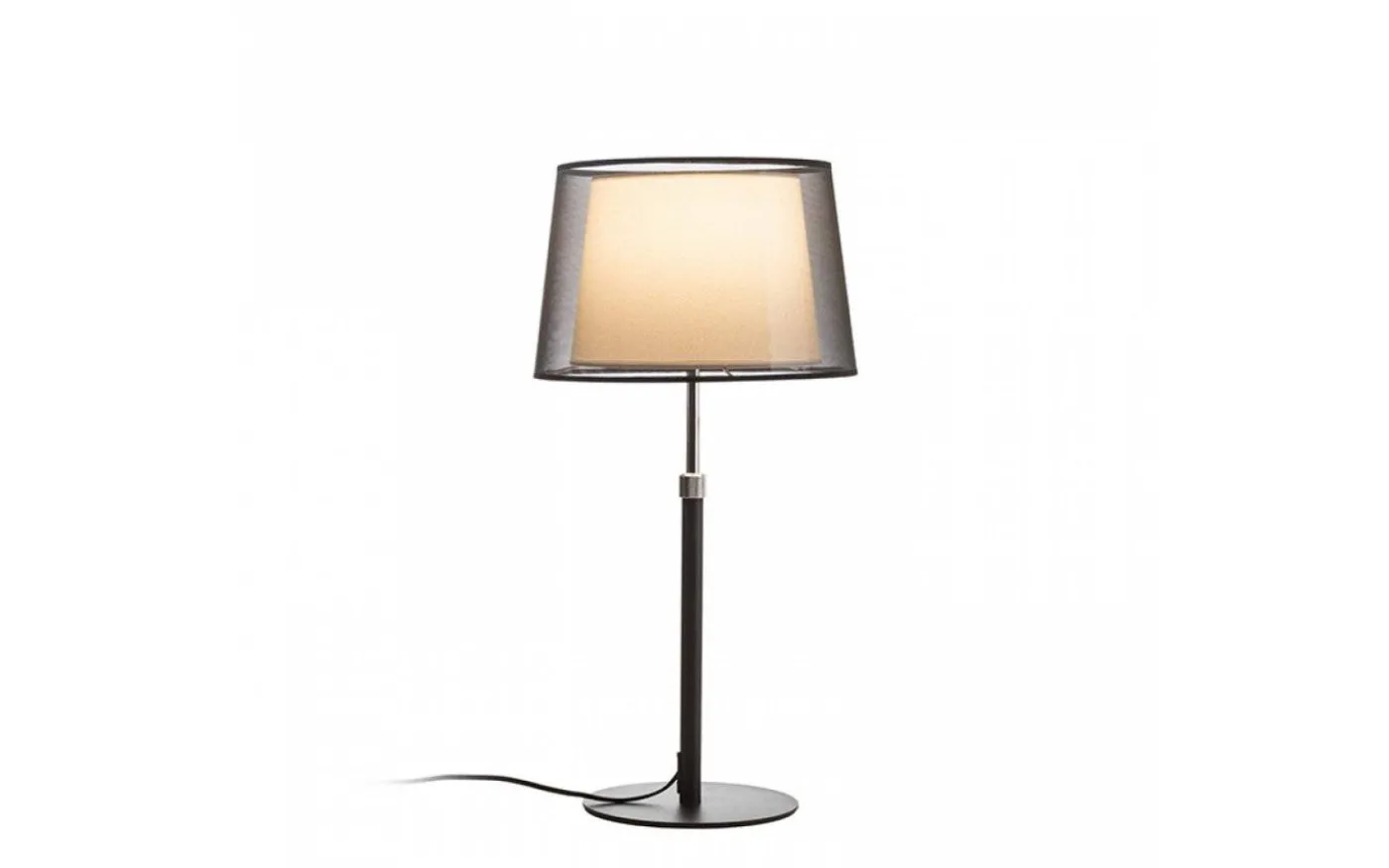 Esplanade Bordslampa 74cm Svart/Vit/Krom E27