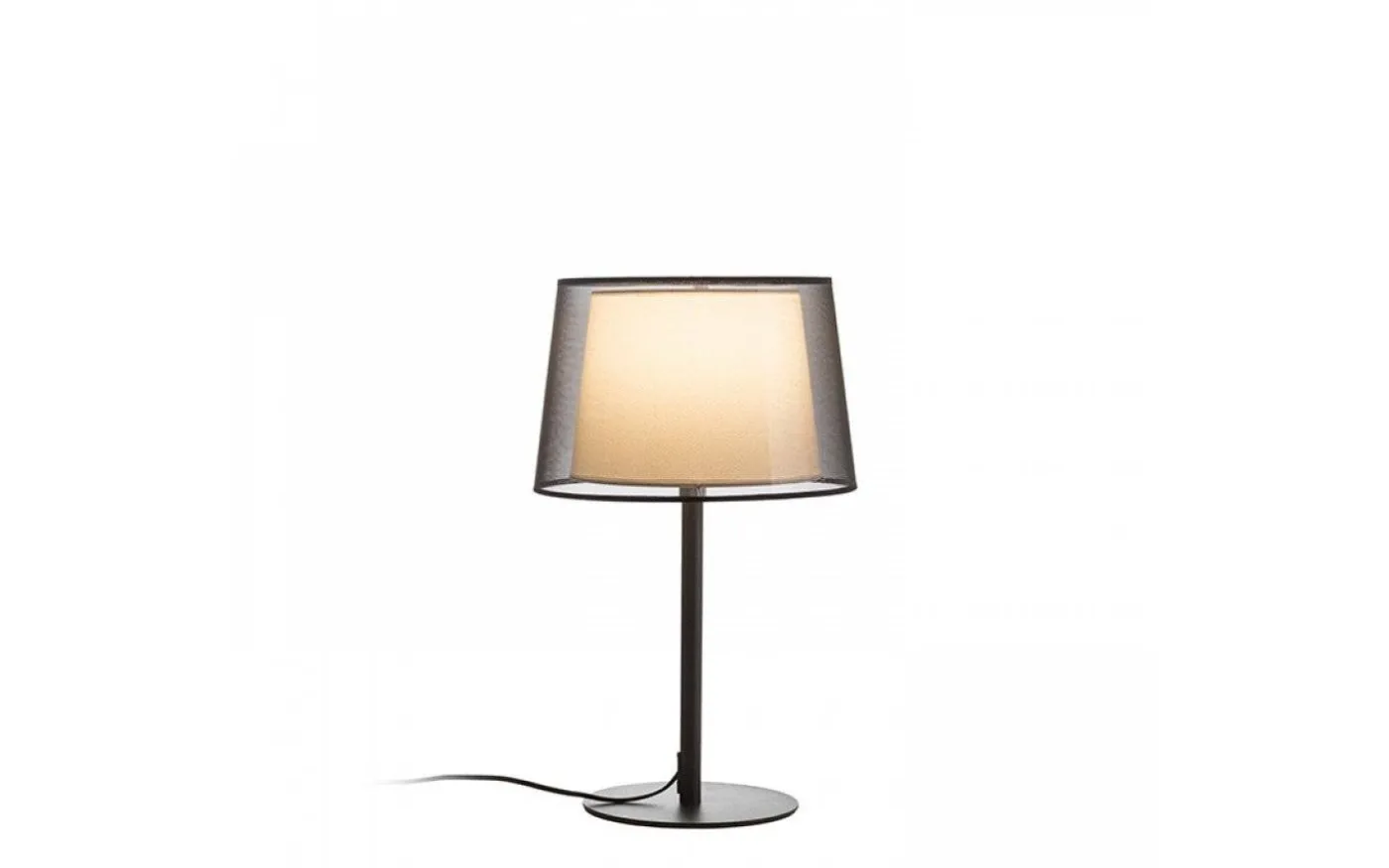 Esplanade Bordslampa 74cm Svart/Vit/Krom E27