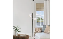 Espresso Golvlampa 150cm Vit/Trä