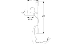 Espresso Vägglampa Svart