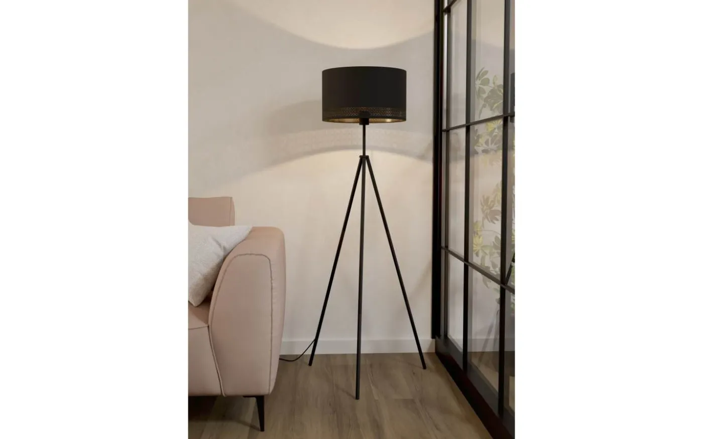 Esteperra Golvlampa 141cm Svart/Guld