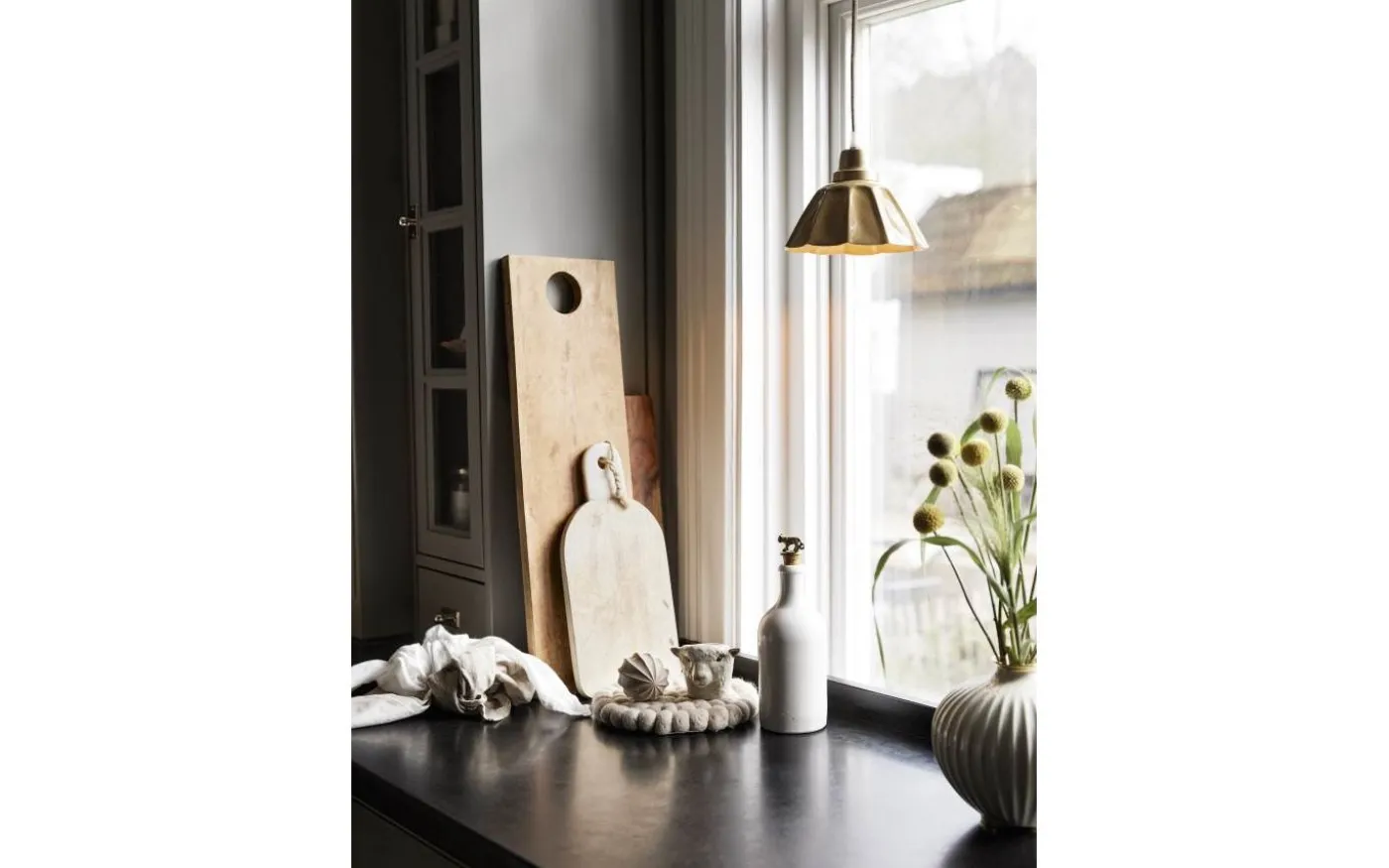 Ester Fönsterlampa 17cm Gul