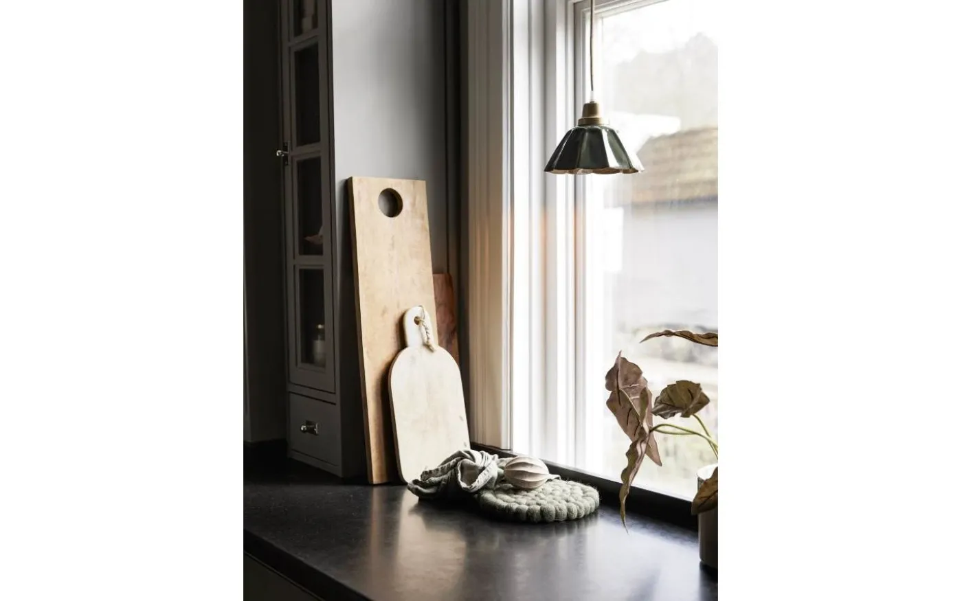 Ester Fönsterlampa 17cm Mörkgrön