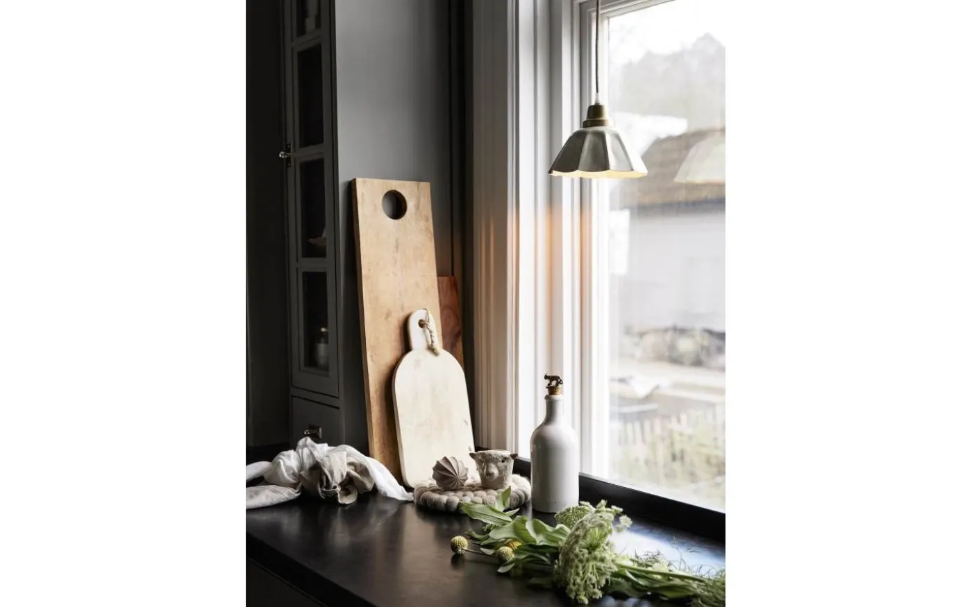 Ester Fönsterlampa 17cm Offwhite