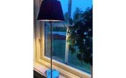 Ester Lampfot 43cm Silver