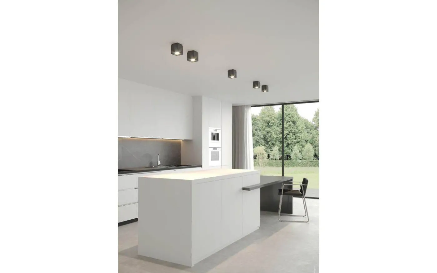 Ethan Takspotlight Svart