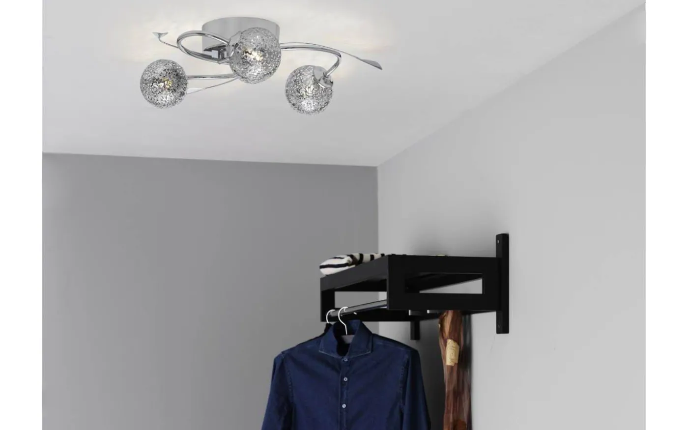 Etsy Plafond 46cm Krom