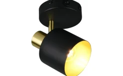 Eva Spotlight E14 svart/guld