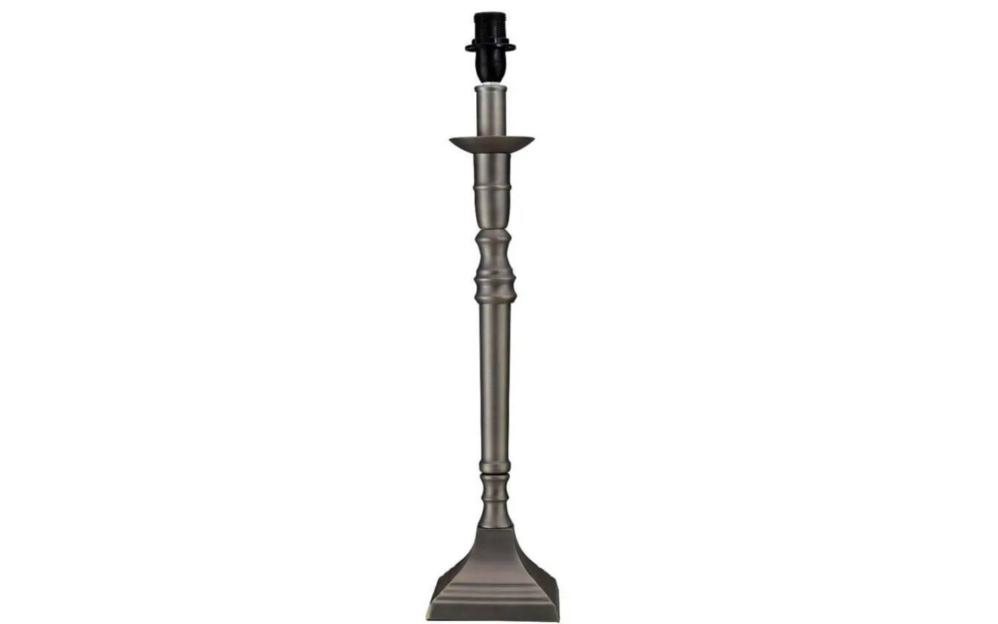 Ewa Lampfot 51cm Antik Nickel
