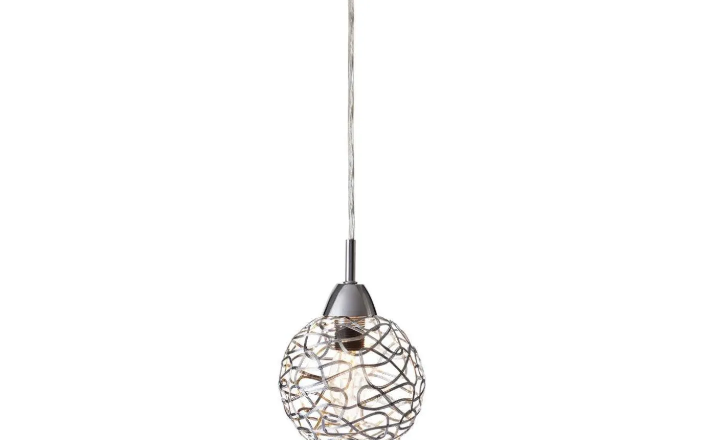 Excel Fönsterlampa 13cm E14 Krom