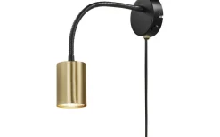 Explorer Vägglampa Flex 35cm Mässing