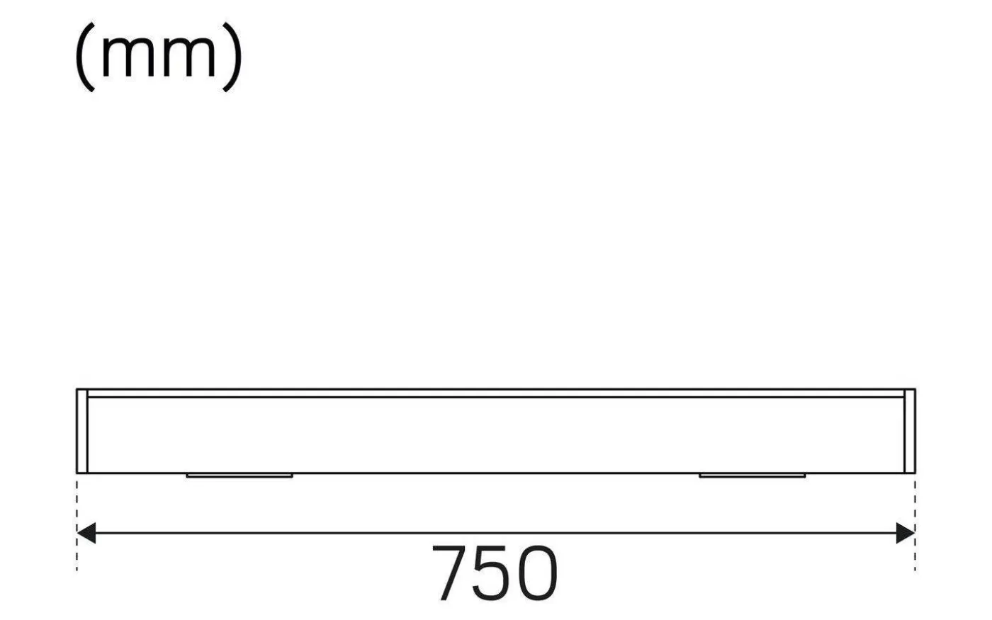 Extend G2 LED Bänkbelysning 75cm 3000K 9,9W 24V