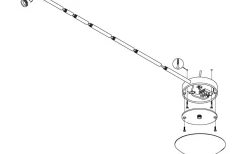 Extention Kabelkanal 157cm Krom