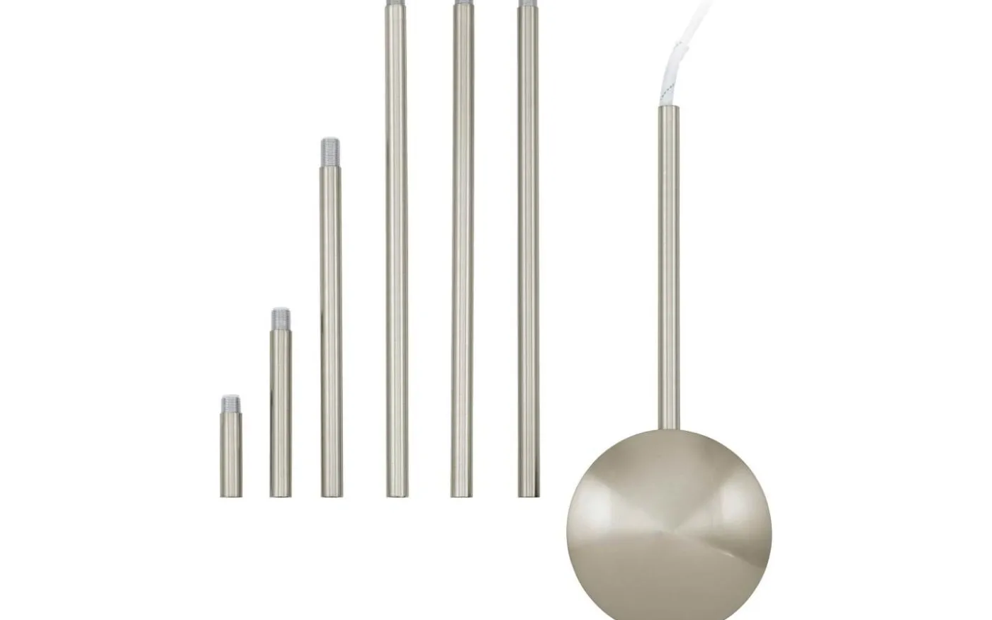 Extention Kabelkanal 157cm Nickel