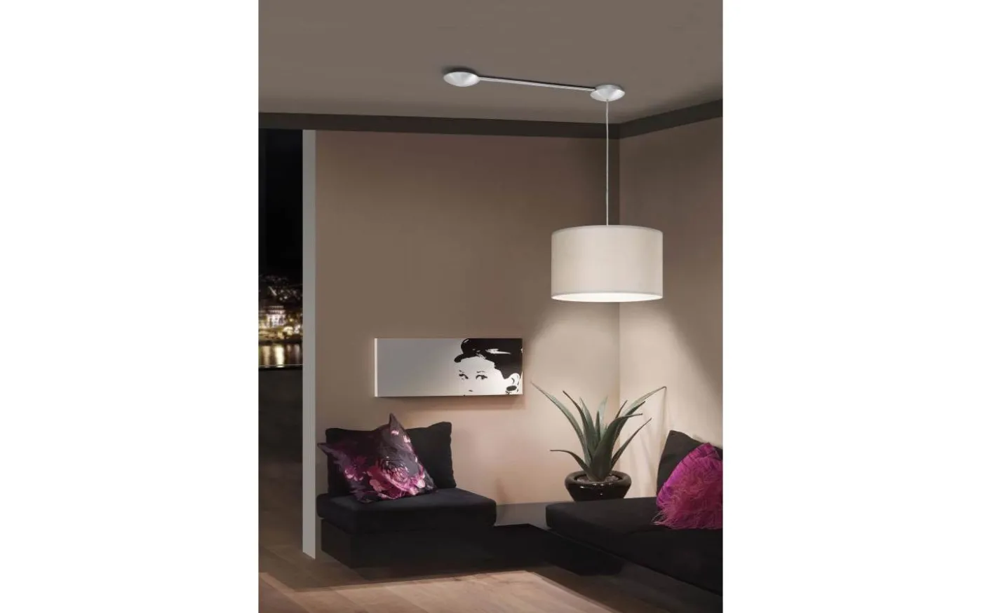 Extention Kabelkanal 157cm Nickel