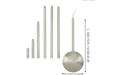 Extention Kabelkanal 157cm Nickel