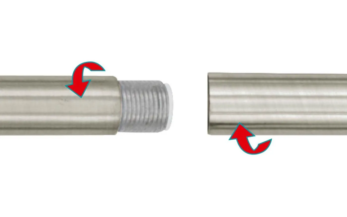 Extention Kabelkanal 157cm Nickel