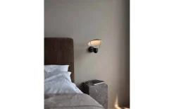 Fabiola Vägglampa Svart/Mässing