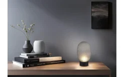 Facette Bordslampa E27 matt svart/rökfärgad