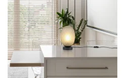 Facette Bordslampa E27 matt svart/grön