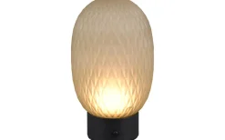 Facette Bordslampa LED grön/mattsvart uppladdningsbar