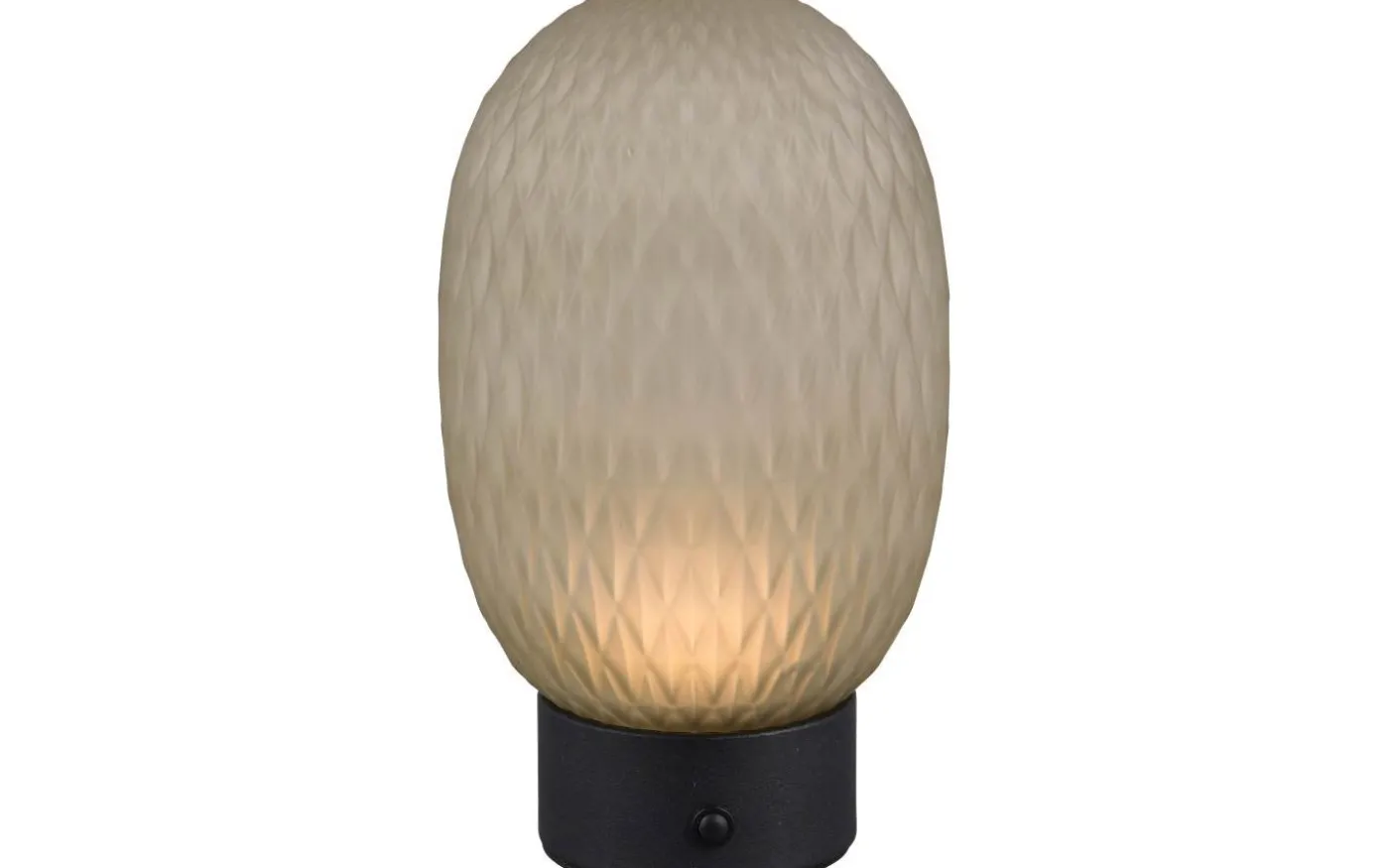 Facette Bordslampa LED grön/mattsvart uppladdningsbar