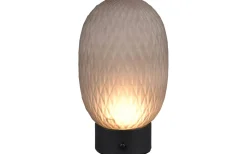 Facette Bordslampa LED rökfärgad/mattsvart uppladdningsbar